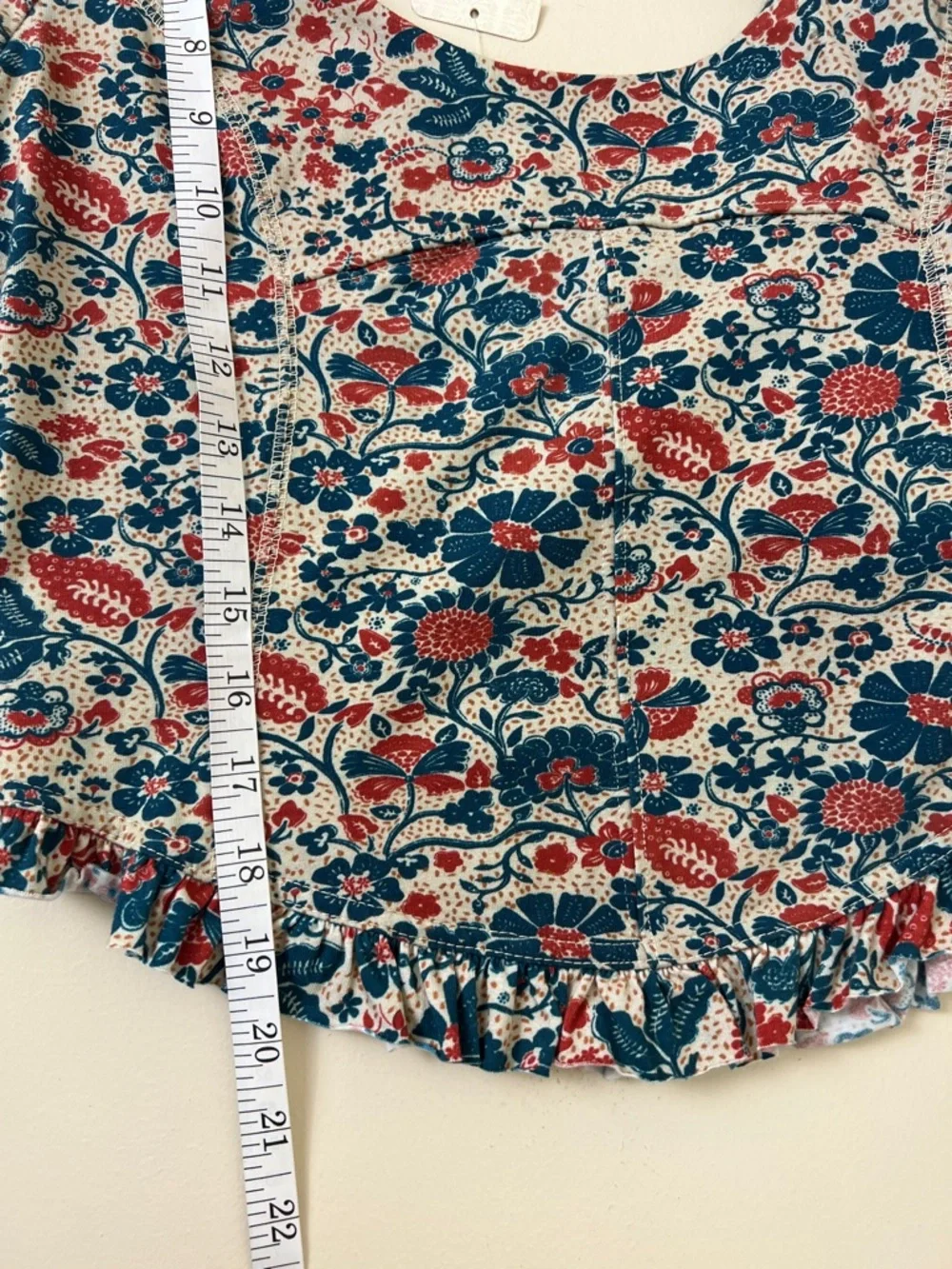 New Free People Melanie Long Sleeve Top in Sand Combo Size Large